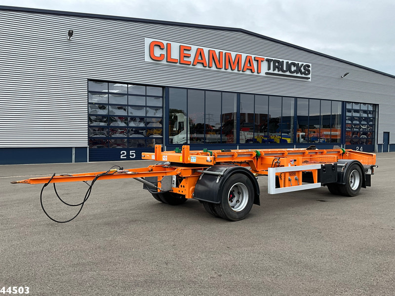 Noyens 2-assige containeraanhangwagen - Ρυμούλκα μεταφοράς εμπορευματοκιβωτίων/ Κινητό αμάξωμα: φωτογραφία 1 Noyens 2-assige containeraanhangwagen - Ρυμούλκα μεταφοράς εμπορευματοκιβωτίων/ Κινητό αμάξωμα: φωτογραφία 1