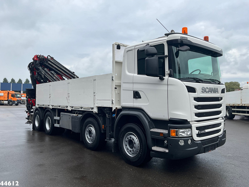 Scania G 450 8x4 Euro 6 Fassi 66 Tonmeter laadkraan + Fly-jib Just 176.555 Km! - Φορτηγό με γερανό: φωτογραφία 4 Scania G 450 8x4 Euro 6 Fassi 66 Tonmeter laadkraan + Fly-jib Just 176.555 Km! - Φορτηγό με γερανό: φωτογραφία 4