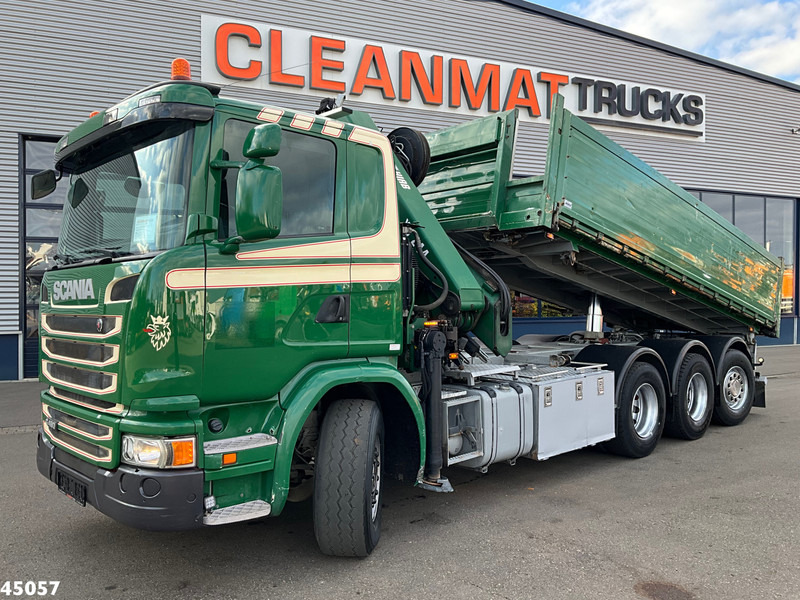 Scania G 490 8x4 Euro 6 Hiab 24 Tonmeter laadkraan - Φορτηγό ανατρεπόμενο, Φορτηγό με γερανό: φωτογραφία 3 Scania G 490 8x4 Euro 6 Hiab 24 Tonmeter laadkraan - Φορτηγό ανατρεπόμενο, Φορτηγό με γερανό: φωτογραφία 3
