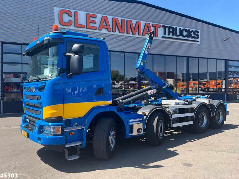 Scania G490 8x4 Euro 6 Hyva 30 Ton haakarmsysteem - Φορτηγό φόρτωσης γάντζου: φωτογραφία 1 Scania G490 8x4 Euro 6 Hyva 30 Ton haakarmsysteem - Φορτηγό φόρτωσης γάντζου: φωτογραφία 1