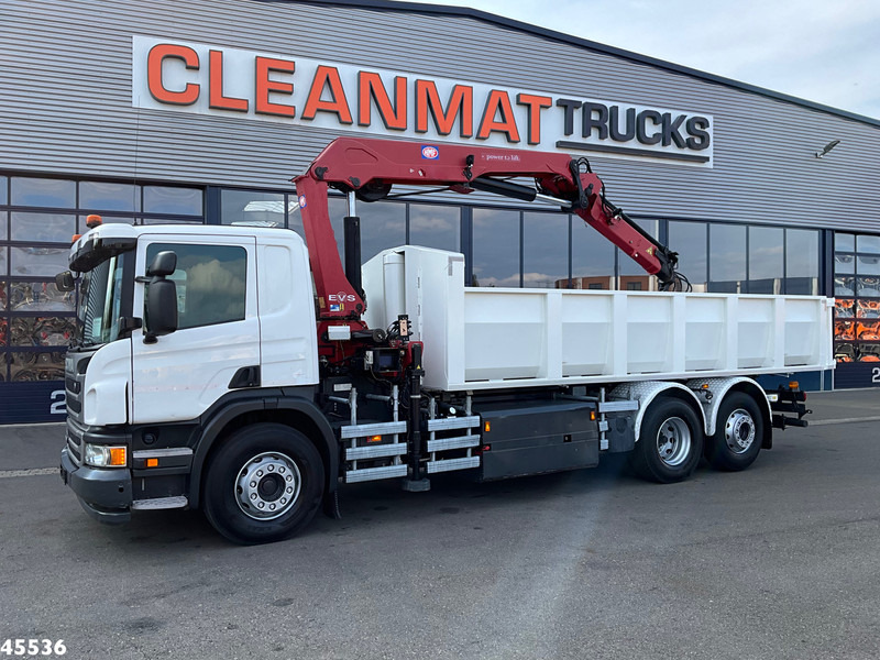 Scania P 340 Euro 6 CNG HMF 25 Tonmeter laadkraan Just 72.852 km! - Φορτηγό ανατρεπόμενο, Φορτηγό με γερανό: φωτογραφία 2 Scania P 340 Euro 6 CNG HMF 25 Tonmeter laadkraan Just 72.852 km! - Φορτηγό ανατρεπόμενο, Φορτηγό με γερανό: φωτογραφία 2