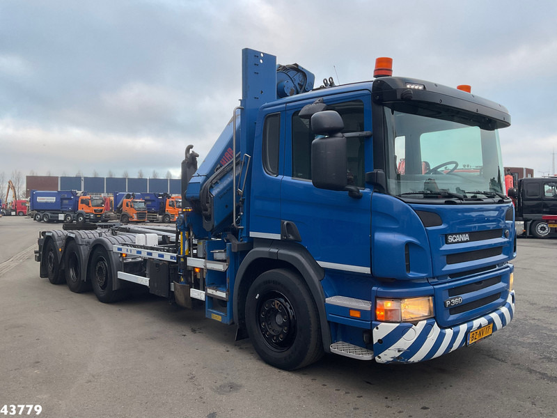 Scania P 360 8x2 Hiab 21 Tonmeter laadkraan - Φορτηγό φόρτωσης γάντζου, Φορτηγό με γερανό: φωτογραφία 5 Scania P 360 8x2 Hiab 21 Tonmeter laadkraan - Φορτηγό φόρτωσης γάντζου, Φορτηγό με γερανό: φωτογραφία 5