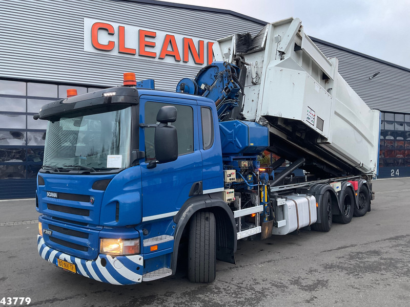 Scania P 360 8x2 Hiab 21 Tonmeter laadkraan - Φορτηγό φόρτωσης γάντζου, Φορτηγό με γερανό: φωτογραφία 2 Scania P 360 8x2 Hiab 21 Tonmeter laadkraan - Φορτηγό φόρτωσης γάντζου, Φορτηγό με γερανό: φωτογραφία 2