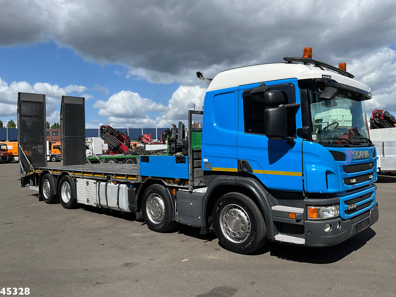 Scania P 410 8x2 Euro 6 Retarder Autotransporter met hydraulische oprijrampen - Φορτηγό αυτοκινητάμαξα: φωτογραφία 4 Scania P 410 8x2 Euro 6 Retarder Autotransporter met hydraulische oprijrampen - Φορτηγό αυτοκινητάμαξα: φωτογραφία 4