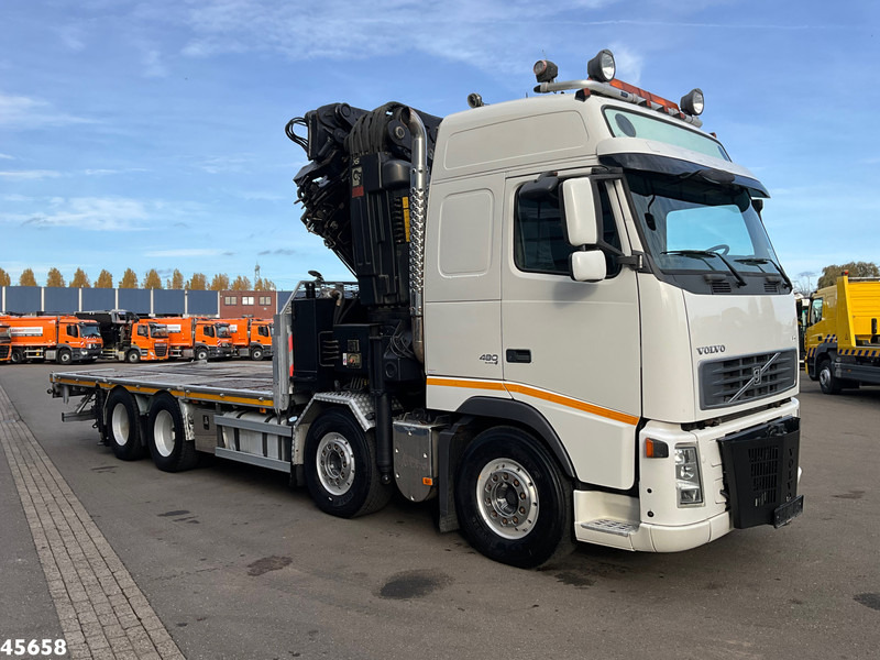 Volvo FH 480 8x4 Retarder Hiab 80 Tonmeter laadkraan + Fly-Jib! - Φορτηγό με γερανό: φωτογραφία 3 Volvo FH 480 8x4 Retarder Hiab 80 Tonmeter laadkraan + Fly-Jib! - Φορτηγό με γερανό: φωτογραφία 3