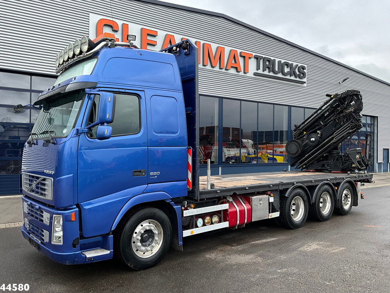 Volvo FH 520 8x4 Euro 5 Hiab 24 Tonmeter laadkraan + Fly-jib - Φορτηγό με γερανό: φωτογραφία 3 Volvo FH 520 8x4 Euro 5 Hiab 24 Tonmeter laadkraan + Fly-jib - Φορτηγό με γερανό: φωτογραφία 3