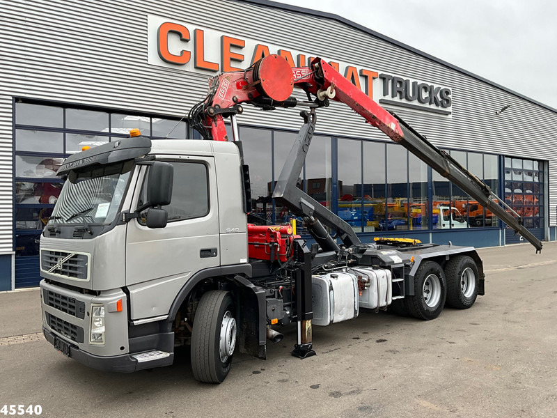 Volvo FM 340 6x4 Fassi 19 Tonmeter laadkraan - Φορτηγό φόρτωσης γάντζου, Φορτηγό με γερανό: φωτογραφία 1 Volvo FM 340 6x4 Fassi 19 Tonmeter laadkraan - Φορτηγό φόρτωσης γάντζου, Φορτηγό με γερανό: φωτογραφία 1