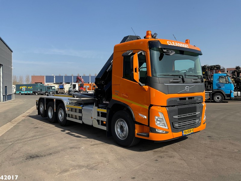 Volvo FM 420 8x2 HMF 28 Tonmeter laadkraan - Φορτηγό φόρτωσης γάντζου, Φορτηγό με γερανό: φωτογραφία 5 Volvo FM 420 8x2 HMF 28 Tonmeter laadkraan - Φορτηγό φόρτωσης γάντζου, Φορτηγό με γερανό: φωτογραφία 5
