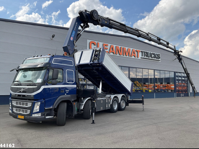 Volvo FM 500 Euro 6 HMF 50 Tonmeter laadkraan + Fly-Jib - Φορτηγό με γερανό: φωτογραφία 2 Volvo FM 500 Euro 6 HMF 50 Tonmeter laadkraan + Fly-Jib - Φορτηγό με γερανό: φωτογραφία 2