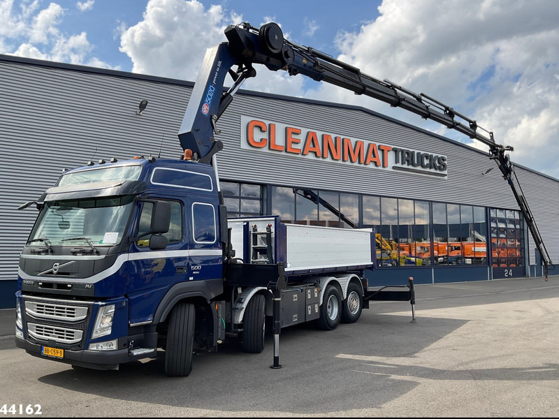 Volvo FM 500 Euro 6 HMF 50 Tonmeter laadkraan + Fly-Jib - Φορτηγό με γερανό: φωτογραφία 1 Volvo FM 500 Euro 6 HMF 50 Tonmeter laadkraan + Fly-Jib - Φορτηγό με γερανό: φωτογραφία 1