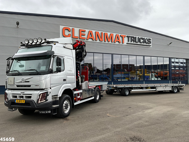 Volvo FMX 500 4x4 Fassi 31 Tonmeter laadkraan + Fly-Jib + Jumbo 2-assige aanhangwagen - Φορτηγό με γερανό: φωτογραφία 1 Volvo FMX 500 4x4 Fassi 31 Tonmeter laadkraan + Fly-Jib + Jumbo 2-assige aanhangwagen - Φορτηγό με γερανό: φωτογραφία 1