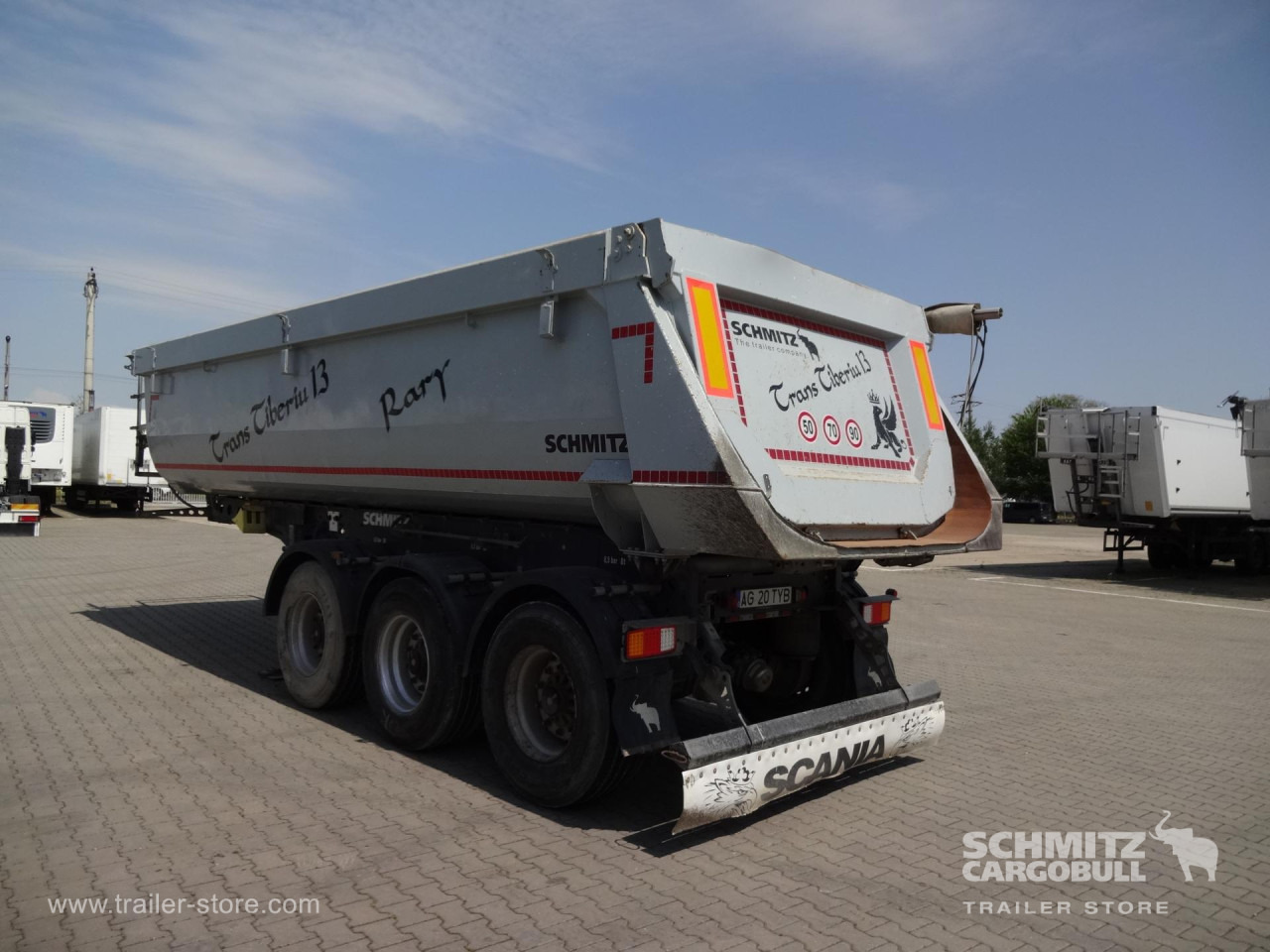 SCHMITZ Tipper Steel half pipe body 24m³ - Επικαθήμενο ανατρεπόμενο: φωτογραφία 1 SCHMITZ Tipper Steel half pipe body 24m³ - Επικαθήμενο ανατρεπόμενο: φωτογραφία 1