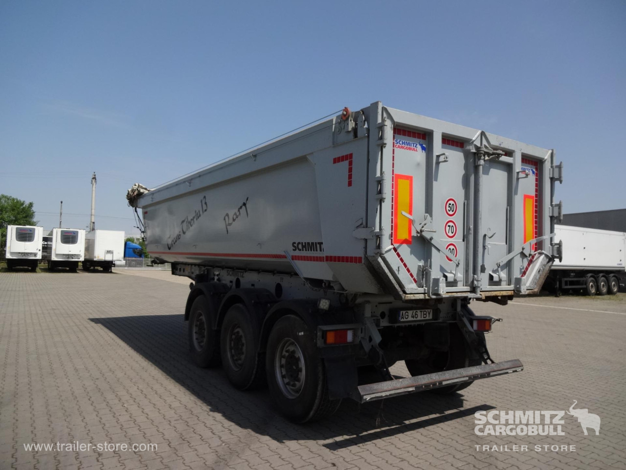 SCHMITZ Tipper Steel half pipe body 252m³ - Επικαθήμενο ανατρεπόμενο: φωτογραφία 1 SCHMITZ Tipper Steel half pipe body 252m³ - Επικαθήμενο ανατρεπόμενο: φωτογραφία 1