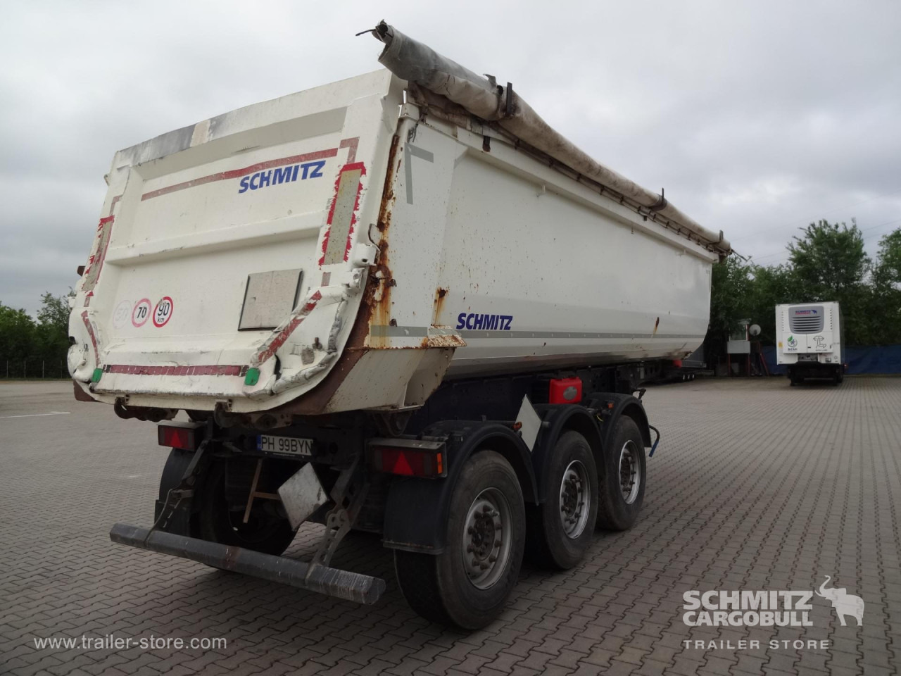 SCHMITZ Tipper Steel half pipe body 28m³ - Επικαθήμενο ανατρεπόμενο: φωτογραφία 3 SCHMITZ Tipper Steel half pipe body 28m³ - Επικαθήμενο ανατρεπόμενο: φωτογραφία 3