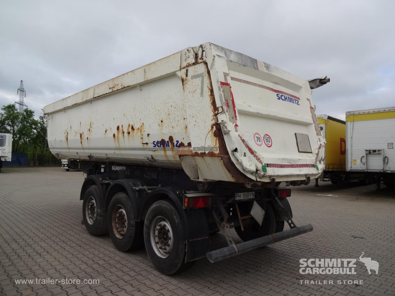 SCHMITZ Tipper Steel half pipe body 28m³ - Επικαθήμενο ανατρεπόμενο: φωτογραφία 1 SCHMITZ Tipper Steel half pipe body 28m³ - Επικαθήμενο ανατρεπόμενο: φωτογραφία 1