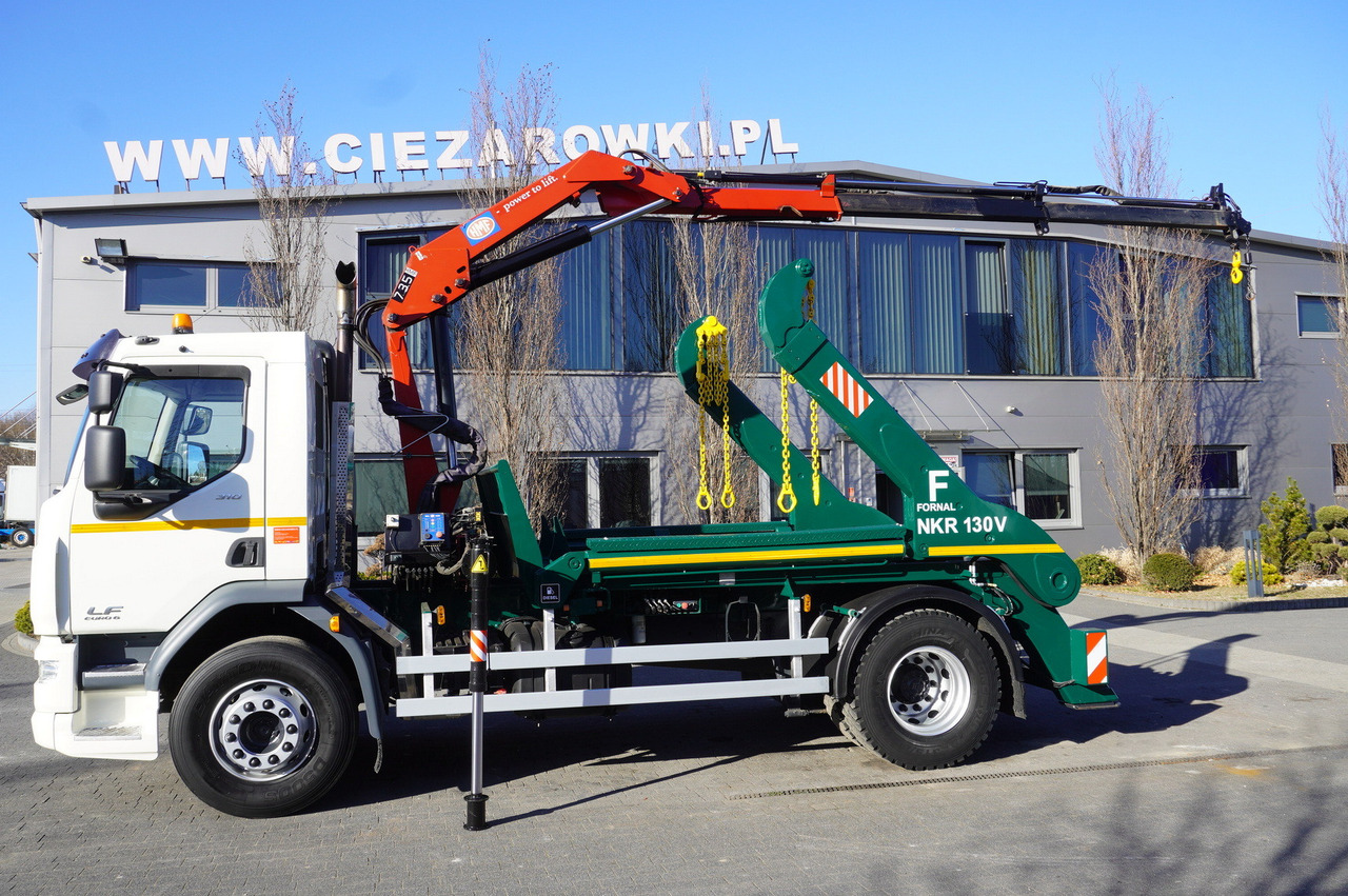 DAF LF 18.310 E6 / Skip loader Fornal NKR 130V / HDS HMF 735 K2 / Manual gearbox - Φορτηγό φόρτωσης γάντζου, Φορτηγό με γερανό: φωτογραφία 4 DAF LF 18.310 E6 / Skip loader Fornal NKR 130V / HDS HMF 735 K2 / Manual gearbox - Φορτηγό φόρτωσης γάντζου, Φορτηγό με γερανό: φωτογραφία 4