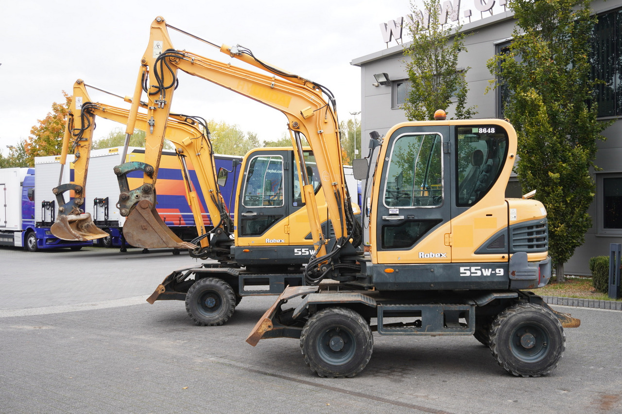 Hyundai Robex 55W-9 Wheeled Excavator 5.5t / 2 unit - Τροχοφόρος εκσκαφέας: φωτογραφία 1 Hyundai Robex 55W-9 Wheeled Excavator 5.5t / 2 unit - Τροχοφόρος εκσκαφέας: φωτογραφία 1