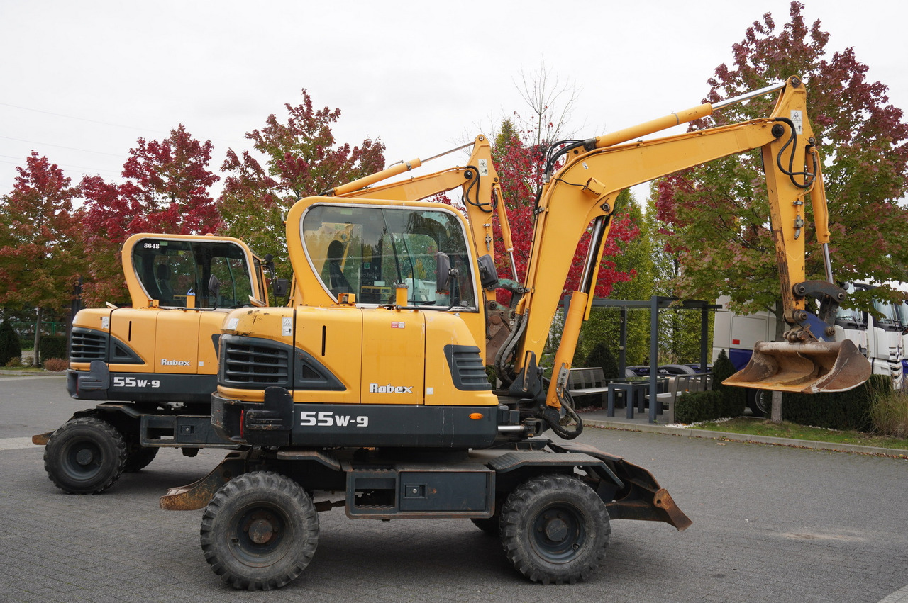 Hyundai Robex 55W-9 Wheeled Excavator 5.5t / 2pcs - Μίνι εκσκαφέας: φωτογραφία 4 Hyundai Robex 55W-9 Wheeled Excavator 5.5t / 2pcs - Μίνι εκσκαφέας: φωτογραφία 4