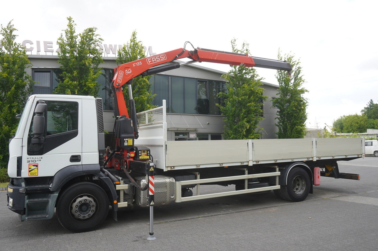 IVECO STRALIS 19.310 E6 / Flatbed 19 EPAL / FASSI F135 / 225 MTH! / 5.7 T - Φορτηγό με ανοιχτή καρότσα, Φορτηγό με γερανό: φωτογραφία 4 IVECO STRALIS 19.310 E6 / Flatbed 19 EPAL / FASSI F135 / 225 MTH! / 5.7 T - Φορτηγό με ανοιχτή καρότσα, Φορτηγό με γερανό: φωτογραφία 4