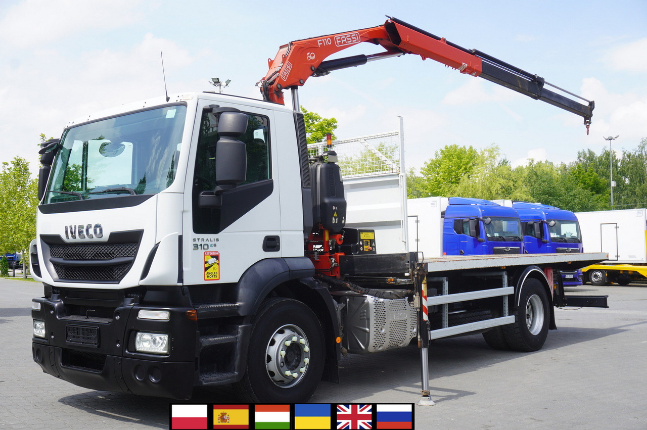 IVECO STRALIS 310 E6 / FASSI F110B / 630 MTH! / 4 t lift cap. / 19 t - Φορτηγό με γερανό: φωτογραφία 1 IVECO STRALIS 310 E6 / FASSI F110B / 630 MTH! / 4 t lift cap. / 19 t - Φορτηγό με γερανό: φωτογραφία 1