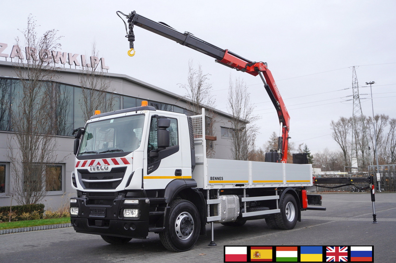 IVECO Stralis X-Way 310 4x2 E6 / Fassi F155 crane / 670 MTH / Remote control / Rotator / 130 tho. km - Φορτηγό με γερανό: φωτογραφία 1 IVECO Stralis X-Way 310 4x2 E6 / Fassi F155 crane / 670 MTH / Remote control / Rotator / 130 tho. km - Φορτηγό με γερανό: φωτογραφία 1