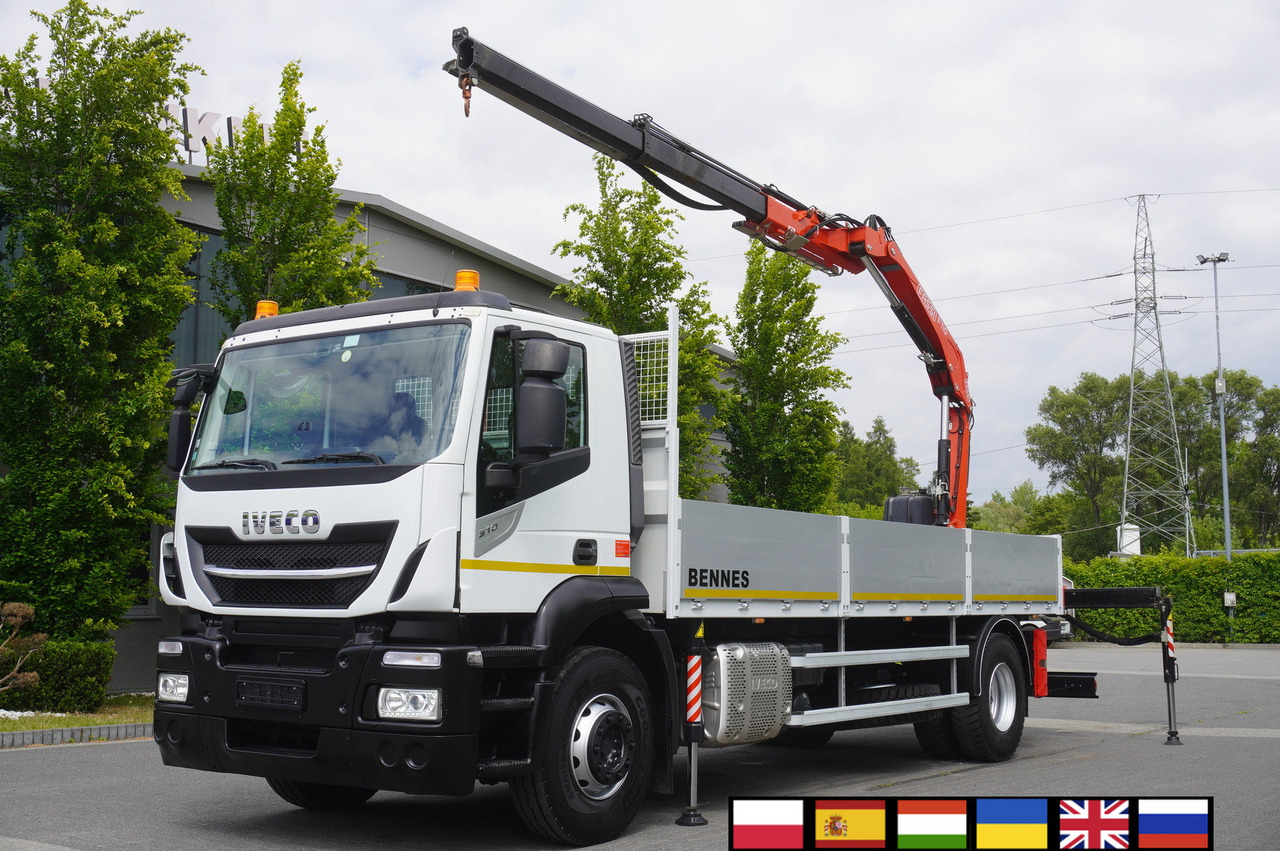 Iveco Stralis 310 / 34 tho km !!! / FASSI 4 Tons 400 MTH! / Flatbed - Φορτηγό με ανοιχτή καρότσα, Φορτηγό με γερανό: φωτογραφία 1 Iveco Stralis 310 / 34 tho km !!! / FASSI 4 Tons 400 MTH! / Flatbed - Φορτηγό με ανοιχτή καρότσα, Φορτηγό με γερανό: φωτογραφία 1