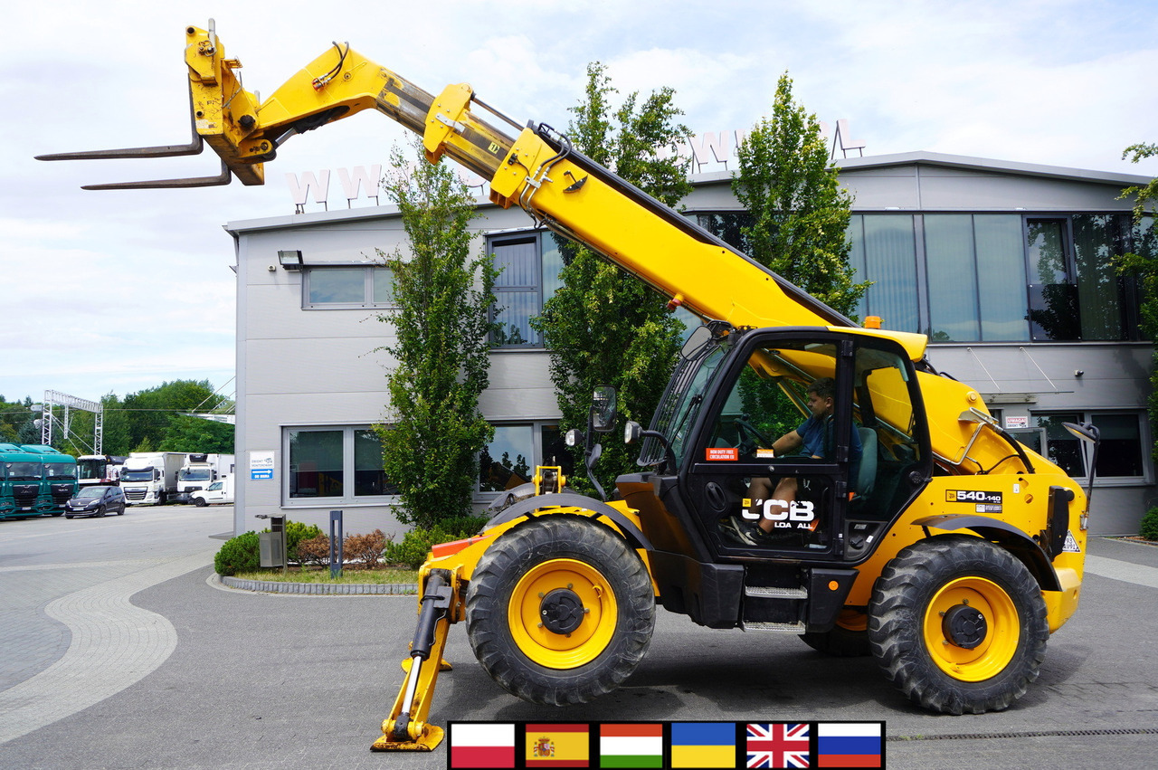 JCB 540-140 telescopic loader / 14 m range / 1800 MTH - Τηλεσκοπικός φορτωτής: φωτογραφία 1 JCB 540-140 telescopic loader / 14 m range / 1800 MTH - Τηλεσκοπικός φορτωτής: φωτογραφία 1