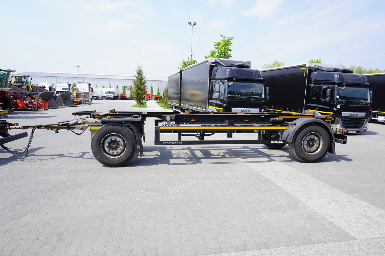 KOGEL AWE 18, two-axle, BDF, 7.5m chassis , air suspension, SAF axles - Ρυμούλκα σασί: φωτογραφία 3 KOGEL AWE 18, two-axle, BDF, 7.5m chassis , air suspension, SAF axles - Ρυμούλκα σασί: φωτογραφία 3