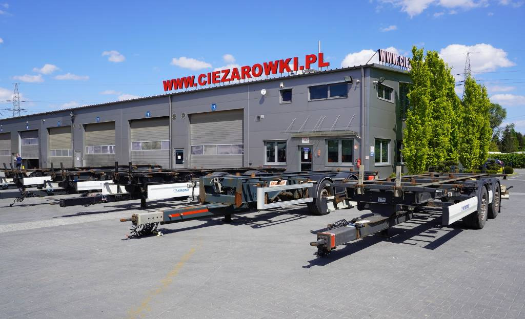 KRONE Trailer Krone BDF / 18 t - Ρυμούλκα μεταφοράς εμπορευματοκιβωτίων/ Κινητό αμάξωμα: φωτογραφία 2 KRONE Trailer Krone BDF / 18 t - Ρυμούλκα μεταφοράς εμπορευματοκιβωτίων/ Κινητό αμάξωμα: φωτογραφία 2