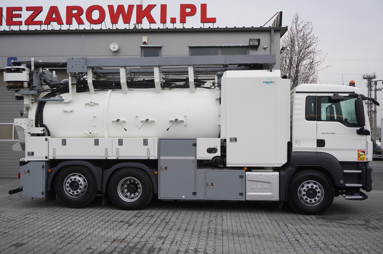 MAN TGS 26.360 E6 / RIVARD sewage cleaner 18 m3 / 180 tho. km / steering axle / 2 units - Όχημα εκκένωσης βόθρων: φωτογραφία 3 MAN TGS 26.360 E6 / RIVARD sewage cleaner 18 m3 / 180 tho. km / steering axle / 2 units - Όχημα εκκένωσης βόθρων: φωτογραφία 3