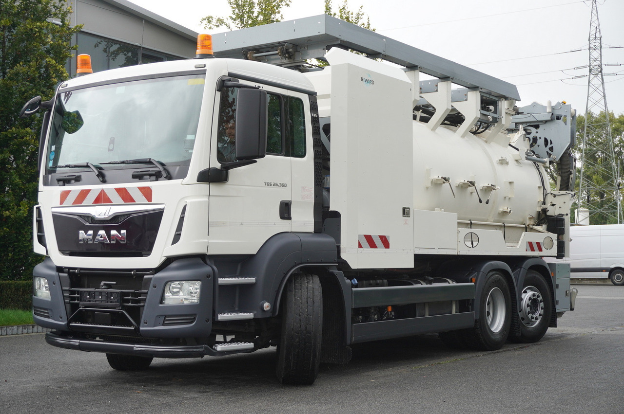 MAN TGS 26.360 E6 / RIVARD sewage cleaner 18 m3 / 180 tho. km / steering axle / 2 units - Όχημα εκκένωσης βόθρων: φωτογραφία 2 MAN TGS 26.360 E6 / RIVARD sewage cleaner 18 m3 / 180 tho. km / steering axle / 2 units - Όχημα εκκένωσης βόθρων: φωτογραφία 2