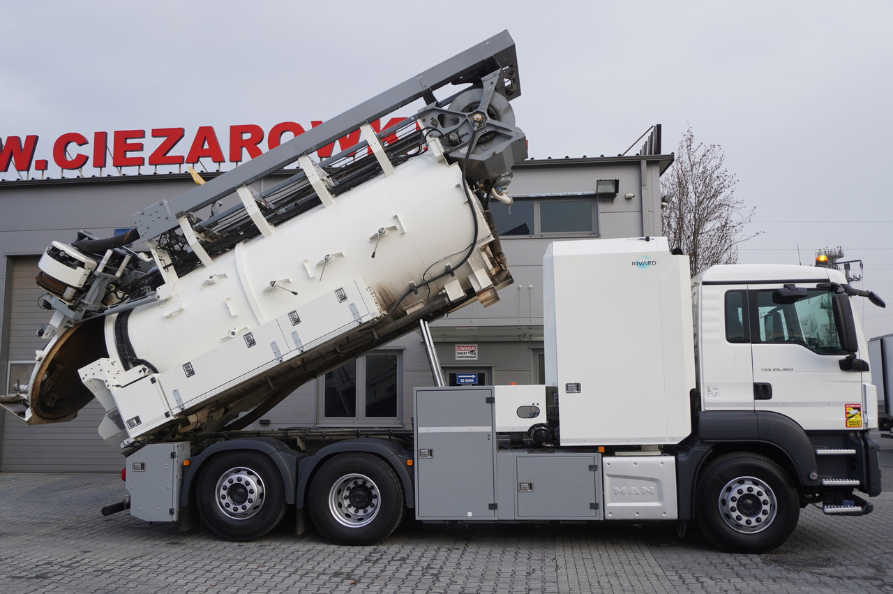 MAN TGS 26.360 E6 / RIVARD sewage cleaner 18 m3 / 180 tho. km / steering axle / 2 units - Όχημα εκκένωσης βόθρων: φωτογραφία 4 MAN TGS 26.360 E6 / RIVARD sewage cleaner 18 m3 / 180 tho. km / steering axle / 2 units - Όχημα εκκένωσης βόθρων: φωτογραφία 4