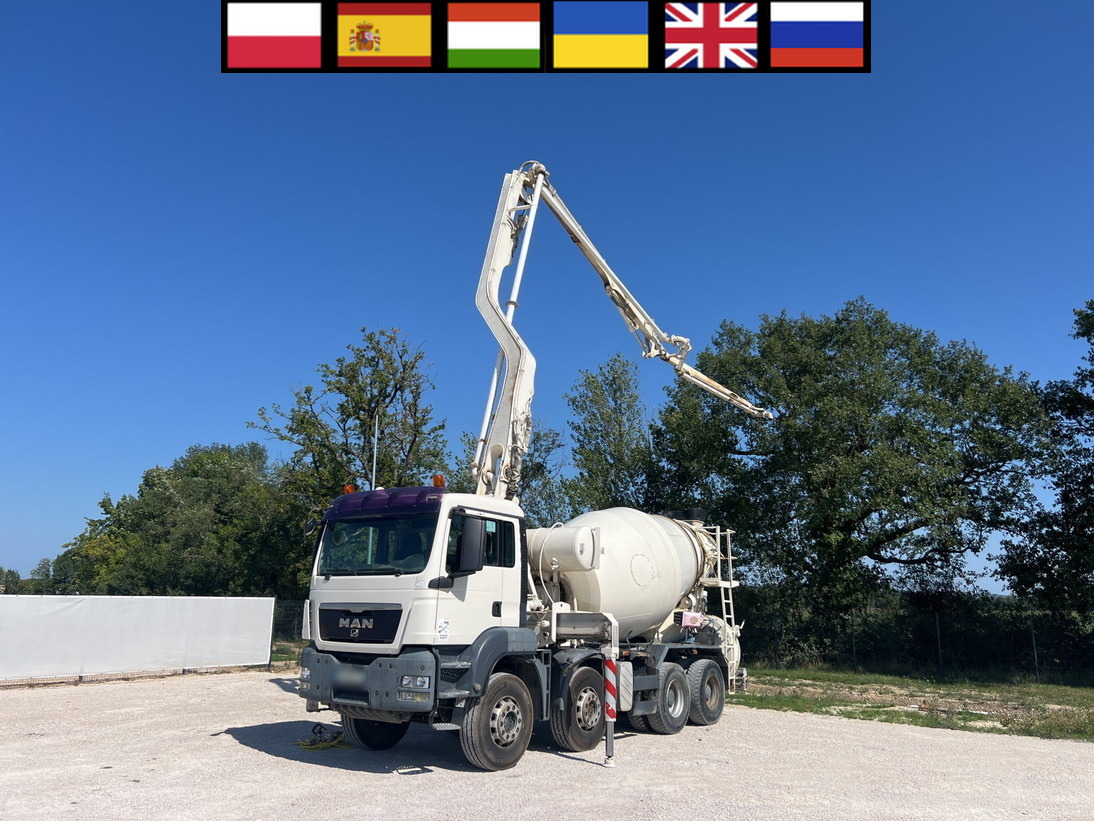 MAN TGS 32.400 8x4 Concrete Mixer Pump truck / 426 MTH !!! / 18 meters - Αντλία σκυροδέματος: φωτογραφία 1 MAN TGS 32.400 8x4 Concrete Mixer Pump truck / 426 MTH !!! / 18 meters - Αντλία σκυροδέματος: φωτογραφία 1