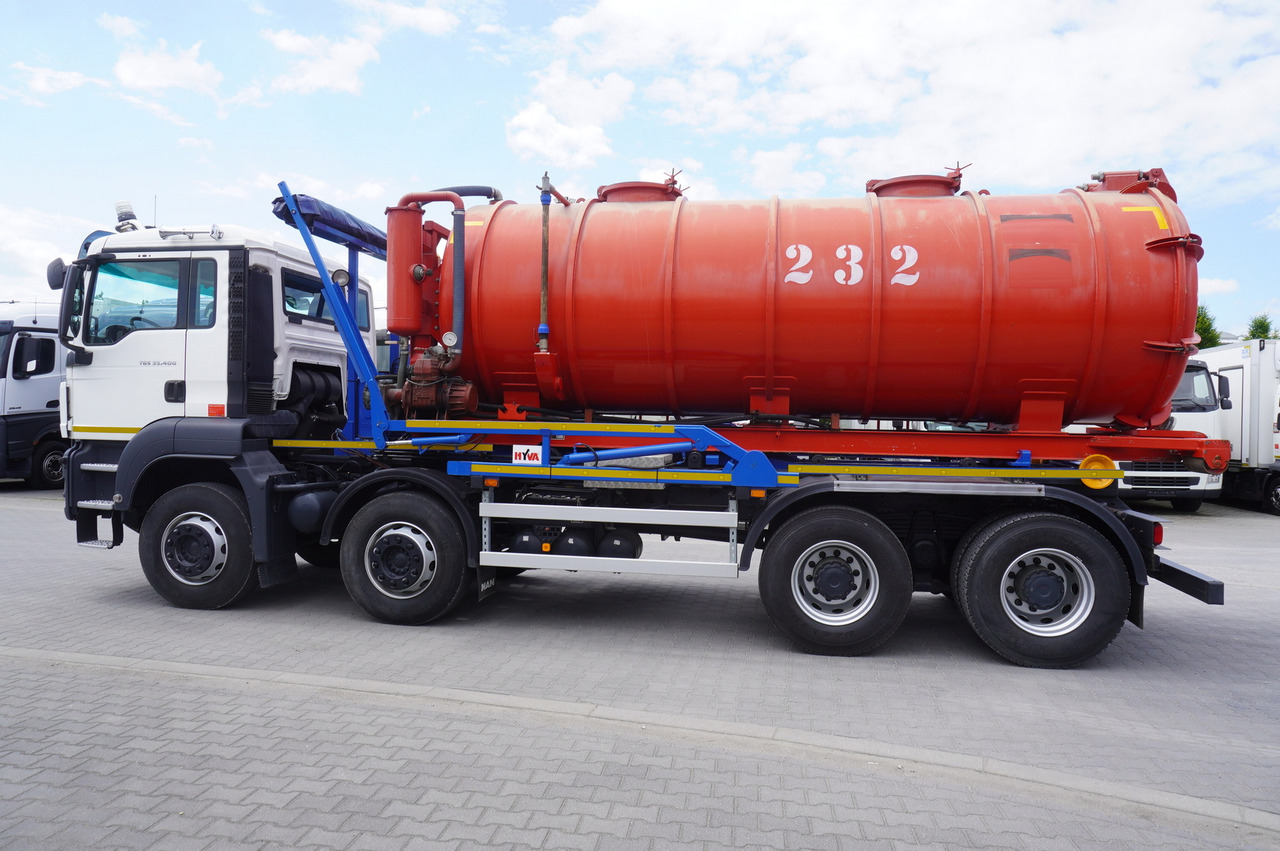 MAN TGS 35.400 8 × 4 E5 / HYVA HOOK LIFT 32.56 SE / Septic barrel 13000 L - Κοπροδιανομέας υγρής κοπριάς: φωτογραφία 4 MAN TGS 35.400 8 × 4 E5 / HYVA HOOK LIFT 32.56 SE / Septic barrel 13000 L - Κοπροδιανομέας υγρής κοπριάς: φωτογραφία 4