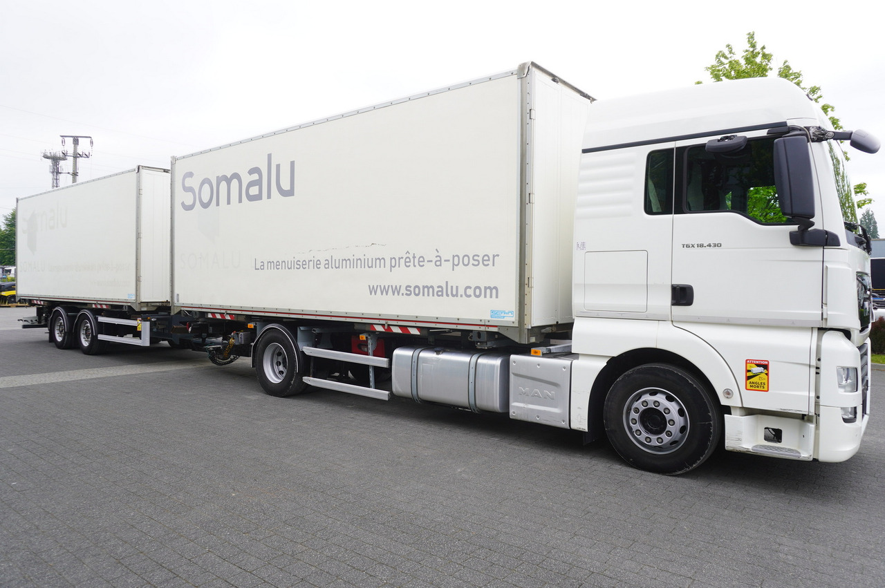 MAN TGX 18.430 / 18 EPAL box / Fruehauf 18 EPAL box trailer / 2021 - Φορτηγό κόφα: φωτογραφία 4 MAN TGX 18.430 / 18 EPAL box / Fruehauf 18 EPAL box trailer / 2021 - Φορτηγό κόφα: φωτογραφία 4