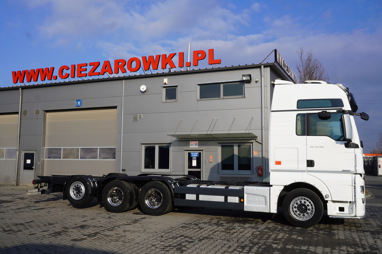 MAN TGX 35.580 E6 8x4/4 - 8.8m chassis frame - Φορτηγό με γερανό: φωτογραφία 4 MAN TGX 35.580 E6 8x4/4 - 8.8m chassis frame - Φορτηγό με γερανό: φωτογραφία 4