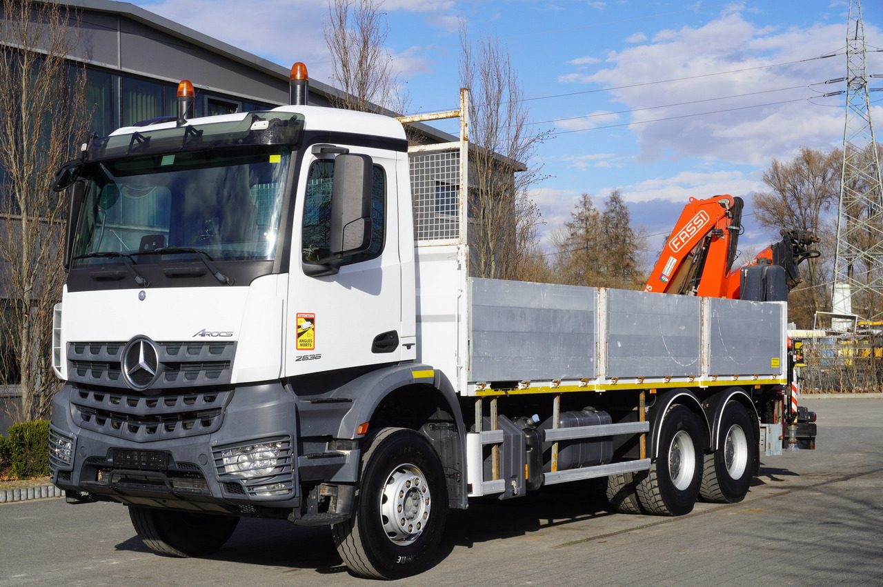 MERCEDES-BENZ AROCS 2636 Flatbed / HDS FASSI F175 7.7 T / 150,000 km - Τηλεσκοπικός γερανός: φωτογραφία 2 MERCEDES-BENZ AROCS 2636 Flatbed / HDS FASSI F175 7.7 T / 150,000 km - Τηλεσκοπικός γερανός: φωτογραφία 2