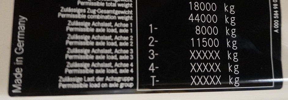 Φορτηγό ανατρεπόμενο MERCEDES-BENZ Actros 1840 / New 3-side tipper 10 EPAL / Diff. lock / Load cap 10 t: φωτογραφία 30 Φορτηγό ανατρεπόμενο MERCEDES-BENZ Actros 1840 / New 3-side tipper 10 EPAL / Diff. lock / Load cap 10 t: φωτογραφία 30