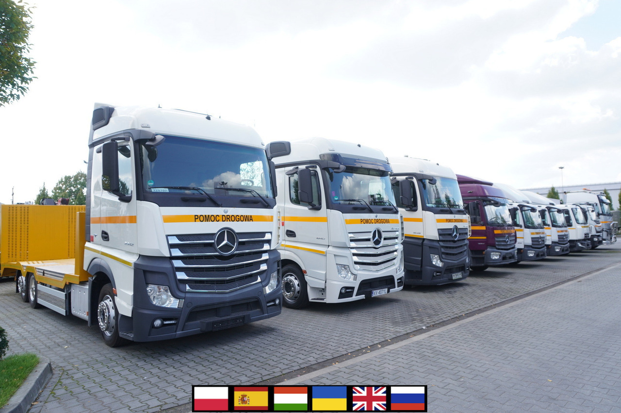 MERCEDES-BENZ Actros 1845 / NEW TOW TRUCK PLATFORM/ Sleeper cab / several units - Φορτηγό αυτοκινητάμαξα: φωτογραφία 1 MERCEDES-BENZ Actros 1845 / NEW TOW TRUCK PLATFORM/ Sleeper cab / several units - Φορτηγό αυτοκινητάμαξα: φωτογραφία 1