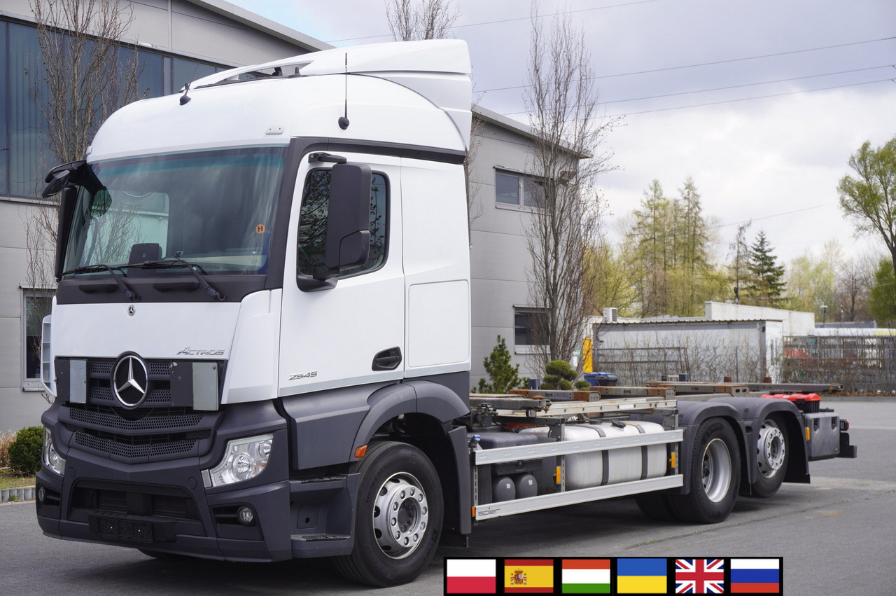 MERCEDES-BENZ Actros 2545 6x2 MP5 / Full ADR / BDF - Φορτηγό μεταφοράς εμπορευματοκιβωτίων/ Κινητό αμάξωμα: φωτογραφία 1 MERCEDES-BENZ Actros 2545 6x2 MP5 / Full ADR / BDF - Φορτηγό μεταφοράς εμπορευματοκιβωτίων/ Κινητό αμάξωμα: φωτογραφία 1