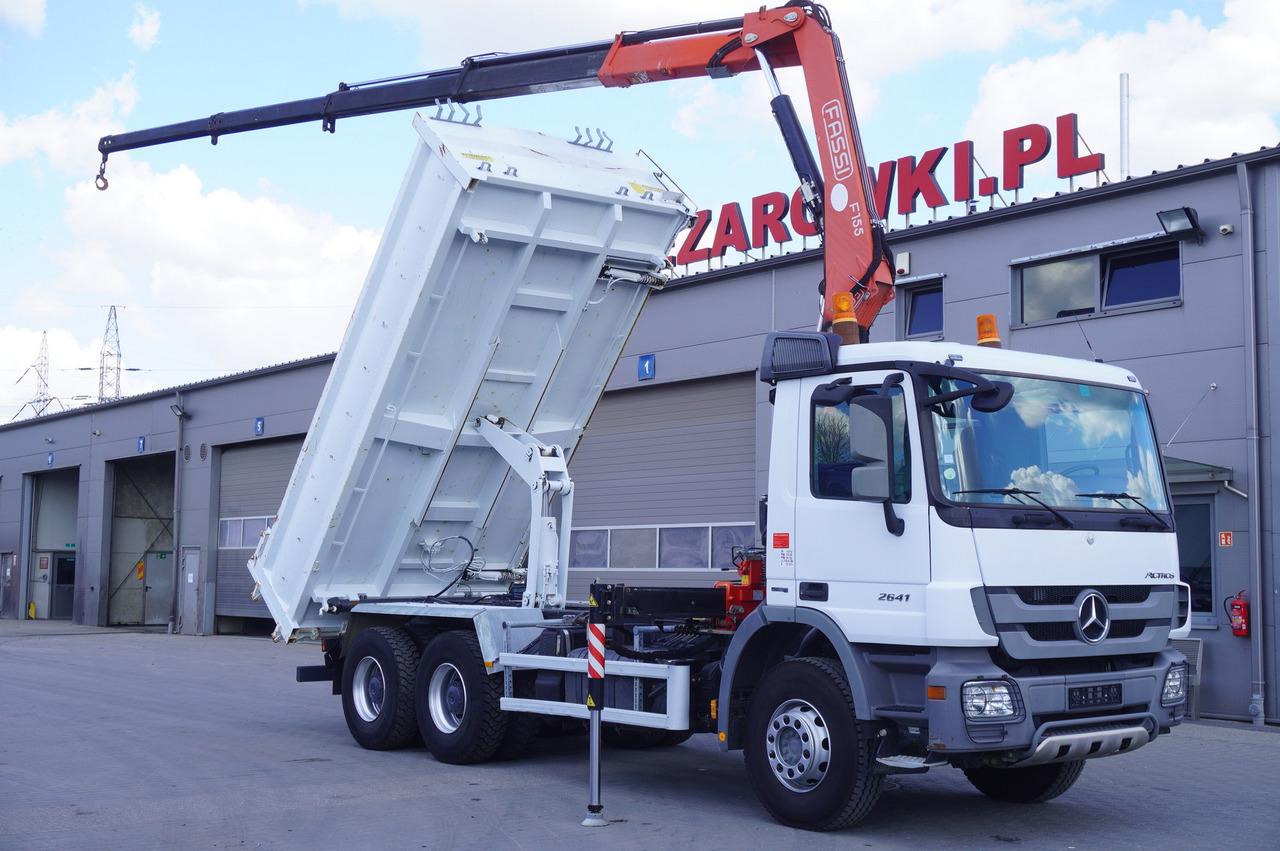 MERCEDES-BENZ Actros 2641 6×4 E5 / Crane / Dumper / 110000 km! - Τηλεσκοπικός γερανός: φωτογραφία 1 MERCEDES-BENZ Actros 2641 6×4 E5 / Crane / Dumper / 110000 km! - Τηλεσκοπικός γερανός: φωτογραφία 1