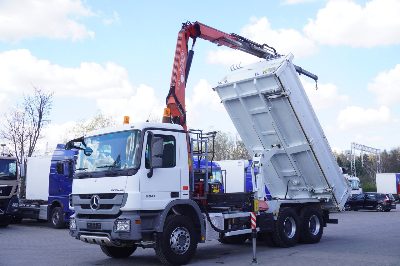 MERCEDES-BENZ Actros 2641 6×4 E5 / Crane / Dumper / 110000 km - Φορτηγό με γερανό, Φορτηγό με γερανό: φωτογραφία 2 MERCEDES-BENZ Actros 2641 6×4 E5 / Crane / Dumper / 110000 km - Φορτηγό με γερανό, Φορτηγό με γερανό: φωτογραφία 2