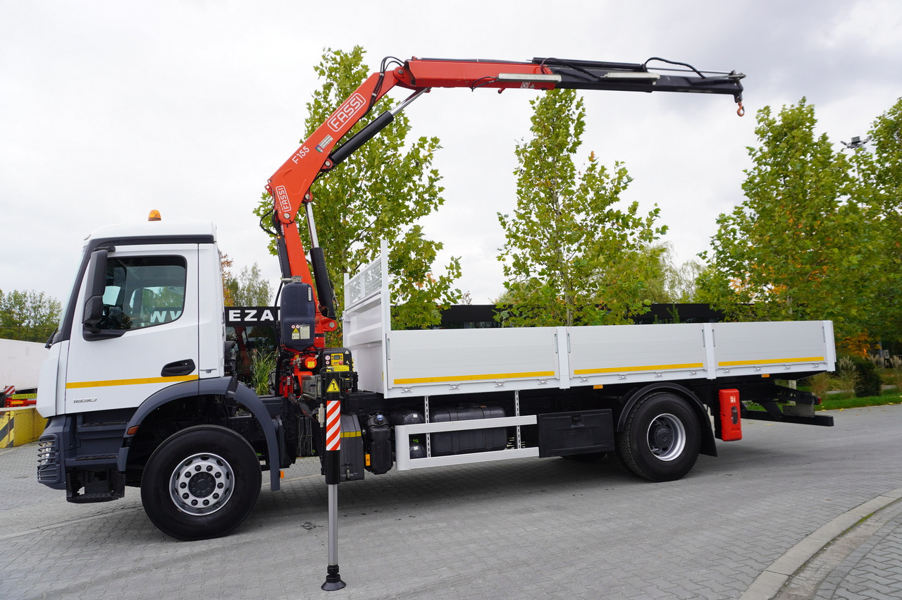 MERCEDES-BENZ Arocs 1830 / Flatbed 16 EPAL / HDS Fassi 155 / Reach 8 m / Load capacity 6160 kg - Φορτηγό με γερανό: φωτογραφία 5 MERCEDES-BENZ Arocs 1830 / Flatbed 16 EPAL / HDS Fassi 155 / Reach 8 m / Load capacity 6160 kg - Φορτηγό με γερανό: φωτογραφία 5
