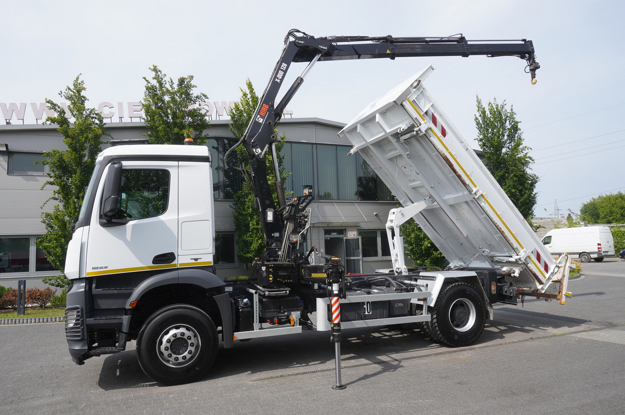 MERCEDES-BENZ Arocs 1833 / 87,000 km!!! / Hds HIAB X-DUO 128 B-2 / three-sided tipper - Φορτηγό με γερανό, Φορτηγό με γερανό: φωτογραφία 4 MERCEDES-BENZ Arocs 1833 / 87,000 km!!! / Hds HIAB X-DUO 128 B-2 / three-sided tipper - Φορτηγό με γερανό, Φορτηγό με γερανό: φωτογραφία 4