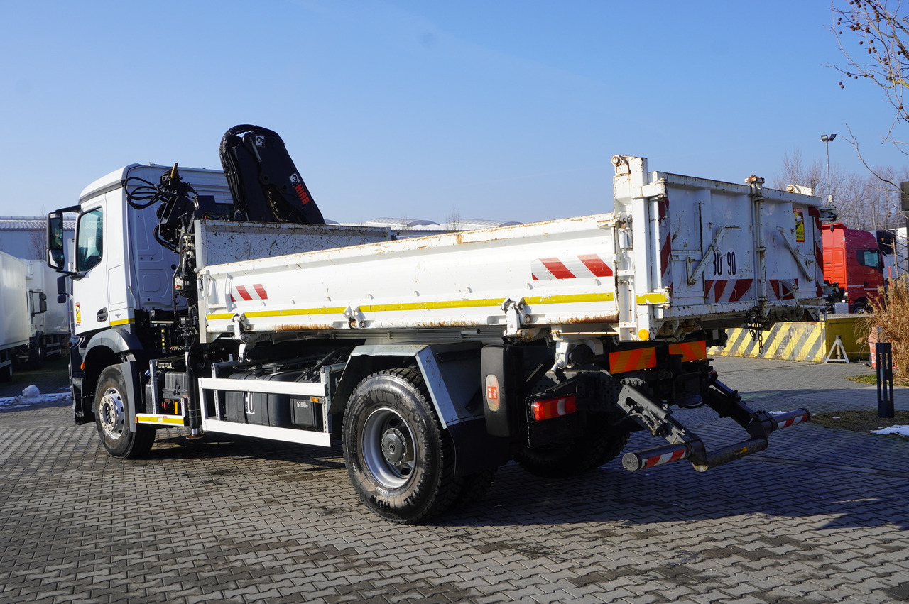 MERCEDES-BENZ Arocs 1833 / 87,000 km!!! / Hds HIAB X-DUO 128 B-2 / three-sided tipper - Φορτηγό με ανοιχτή καρότσα, Φορτηγό με γερανό: φωτογραφία 5 MERCEDES-BENZ Arocs 1833 / 87,000 km!!! / Hds HIAB X-DUO 128 B-2 / three-sided tipper - Φορτηγό με ανοιχτή καρότσα, Φορτηγό με γερανό: φωτογραφία 5