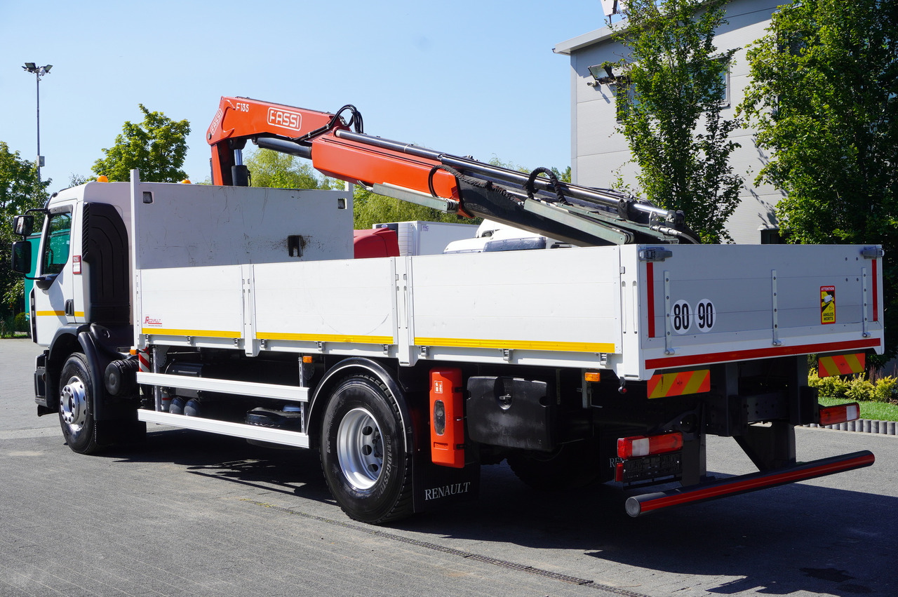 RENAULT C280 DTI 8 / FASSI crane 5.6 T / range 8 m / Flatbed 15 EPAL - Φορτηγό με ανοιχτή καρότσα, Φορτηγό με γερανό: φωτογραφία 2 RENAULT C280 DTI 8 / FASSI crane 5.6 T / range 8 m / Flatbed 15 EPAL - Φορτηγό με ανοιχτή καρότσα, Φορτηγό με γερανό: φωτογραφία 2