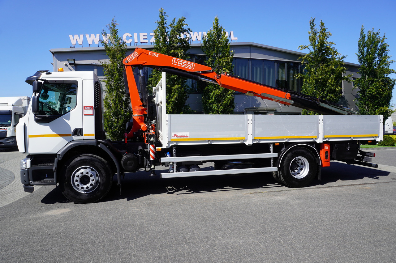 RENAULT C280 DTI 8 / FASSI crane 5.6 T / range 8 m / Flatbed 15 EPAL - Φορτηγό με ανοιχτή καρότσα, Φορτηγό με γερανό: φωτογραφία 4 RENAULT C280 DTI 8 / FASSI crane 5.6 T / range 8 m / Flatbed 15 EPAL - Φορτηγό με ανοιχτή καρότσα, Φορτηγό με γερανό: φωτογραφία 4