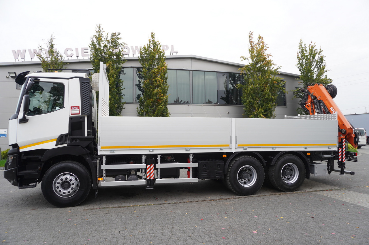 RENAULT C380 Comfort 6x4 / Atlas 172.3E crane / Range 12.3 m / capacity 6.1 t / Flatbed 17 EPAL - Φορτηγό με γερανό: φωτογραφία 4 RENAULT C380 Comfort 6x4 / Atlas 172.3E crane / Range 12.3 m / capacity 6.1 t / Flatbed 17 EPAL - Φορτηγό με γερανό: φωτογραφία 4