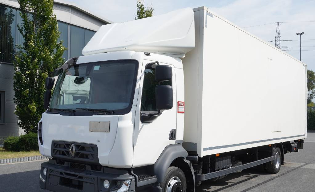 RENAULT D12 E6 / Container 18 pallets / tail lift - Φορτηγό κόφα: φωτογραφία 1 RENAULT D12 E6 / Container 18 pallets / tail lift - Φορτηγό κόφα: φωτογραφία 1