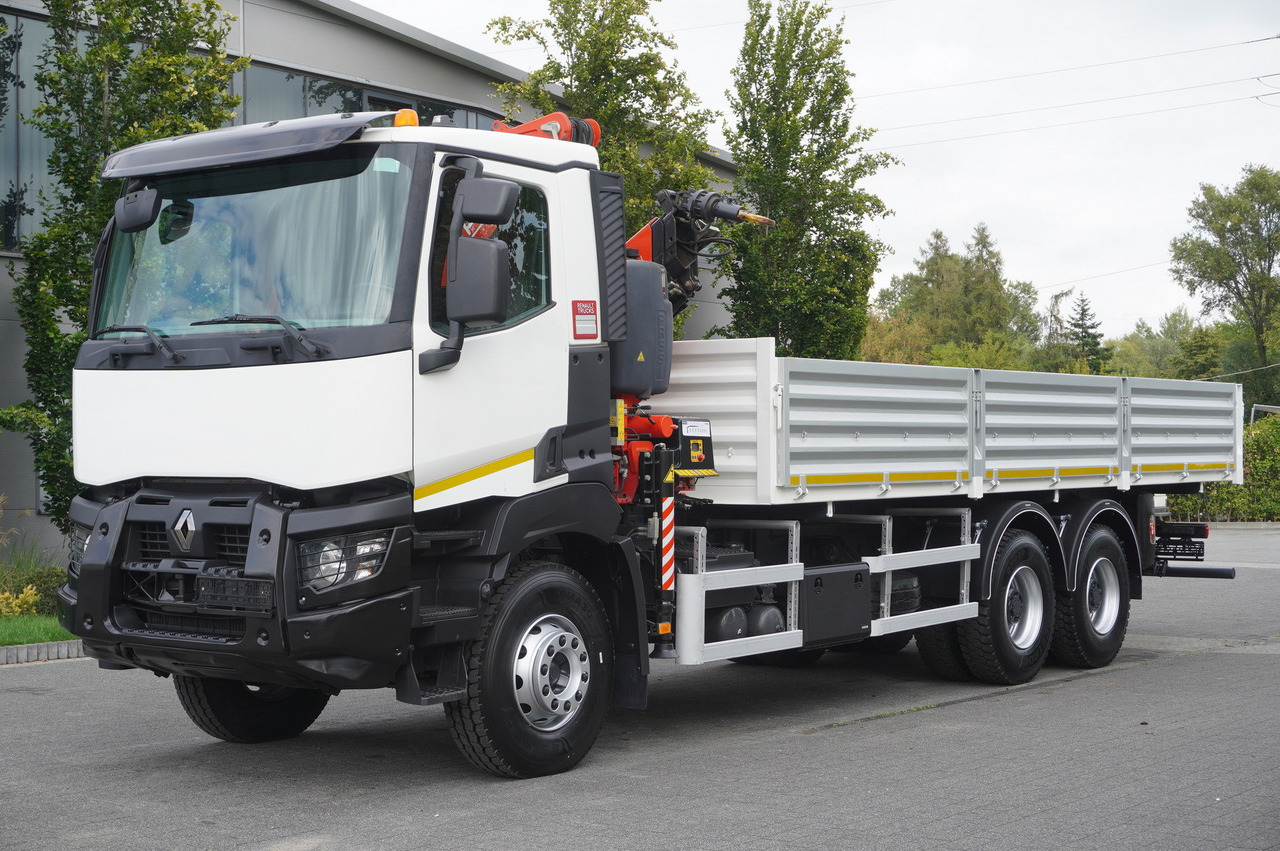 RENAULT K380 6×4 / FASSI F175 crane 7.85 t / 120 thousand km! / 2-sided tipper - Φορτηγό ανατρεπόμενο, Φορτηγό με γερανό: φωτογραφία 3 RENAULT K380 6×4 / FASSI F175 crane 7.85 t / 120 thousand km! / 2-sided tipper - Φορτηγό ανατρεπόμενο, Φορτηγό με γερανό: φωτογραφία 3